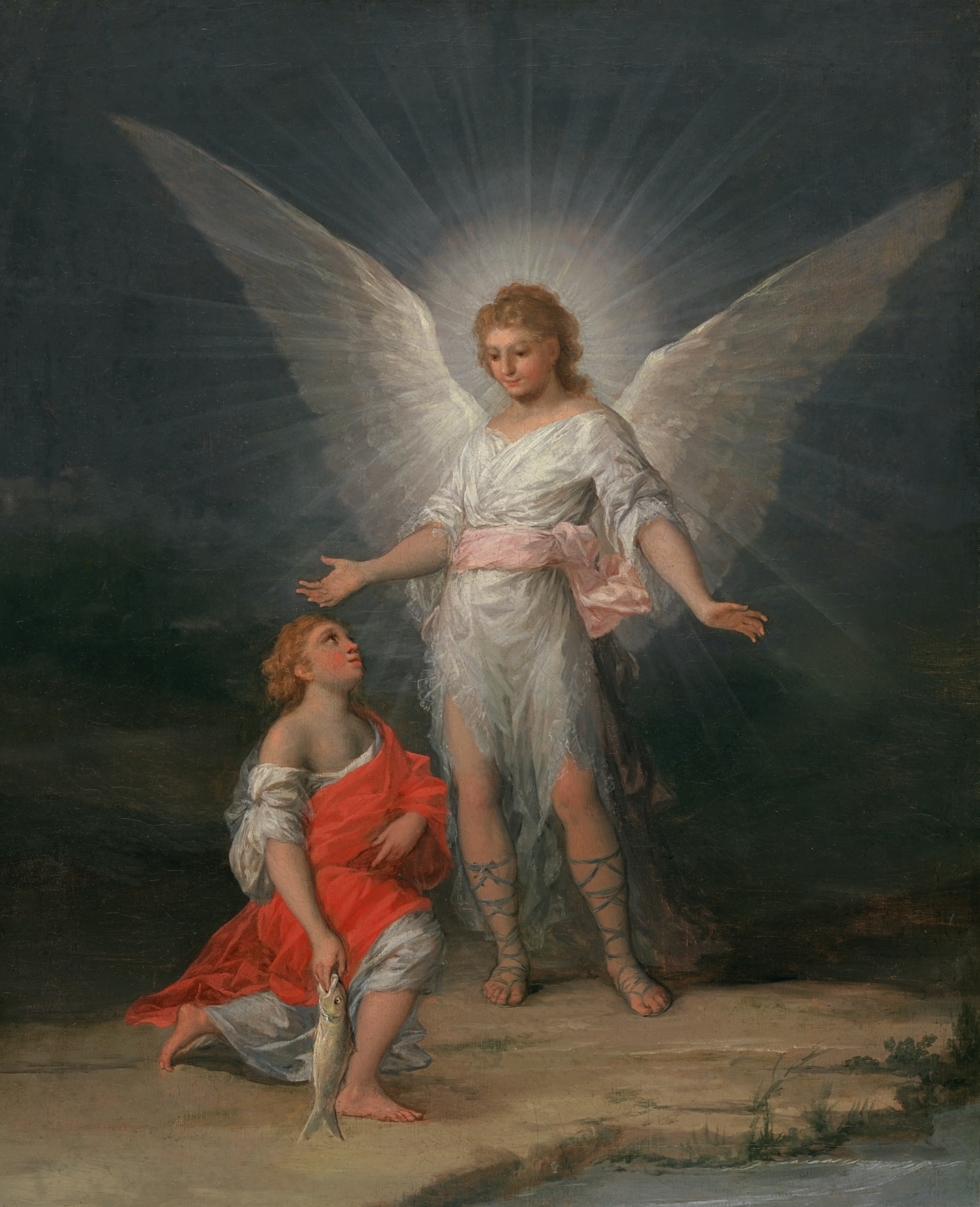 Tobias and the Angel by Francisco Goya